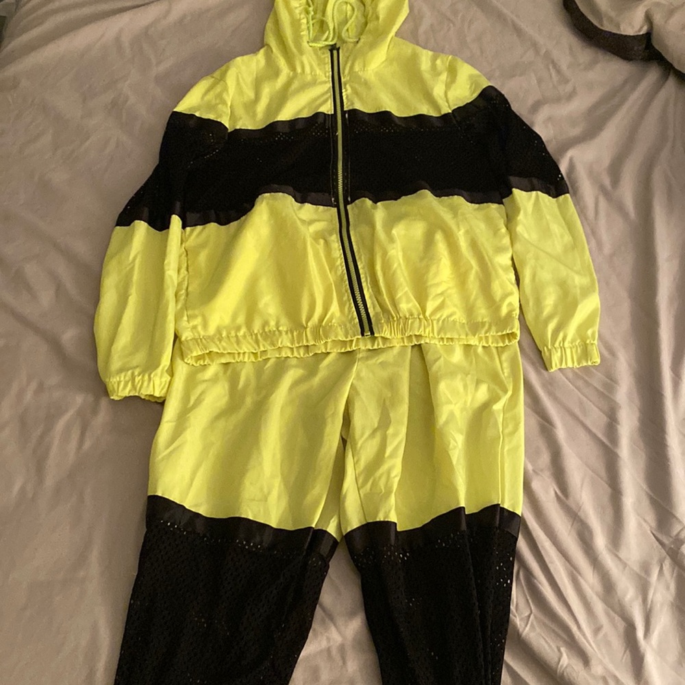 Yellow & Black pantsuit
